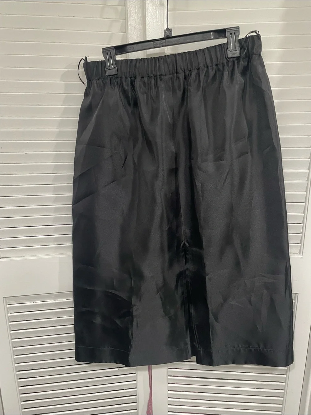 NWT Black Ruffled Midi Skirt - Women's Black Midi Skirt - Picture 3 of 12